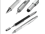 Dhrob 1PCS Tech Tool Pen Handy Screwdriver Ruler Spirit Level Metal Multitool Men's Gift