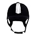 YLFC Riding Helmet, Schooler Helmet, Performance Helmet, Equestrian Helmets Comfortable Velvet Horse Riding Hat Horse Riding Helmets Lightweight Black Unisex(54-62CM)