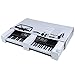 ADM 61 Key Electronic Keyboard Piano Beginner SuperKit with Microphone, Keyboard Sticker, Power Supply, Black
