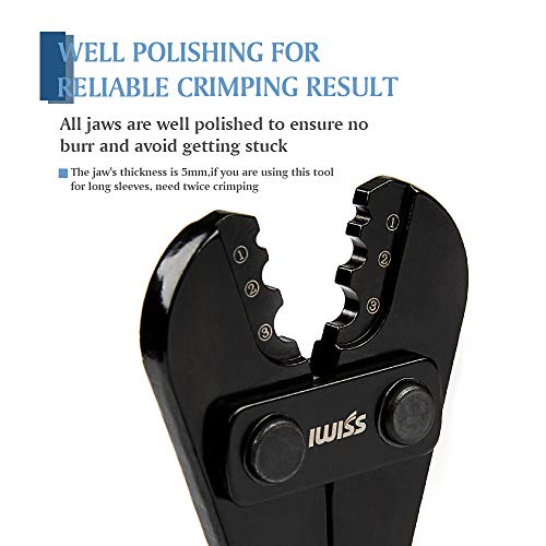 2 IWISS+Crimping+Aluminum+Sleeves+Ferrules