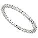 Cubic Zirconia Stackable Eternity Ring Sterling Silver Size 11