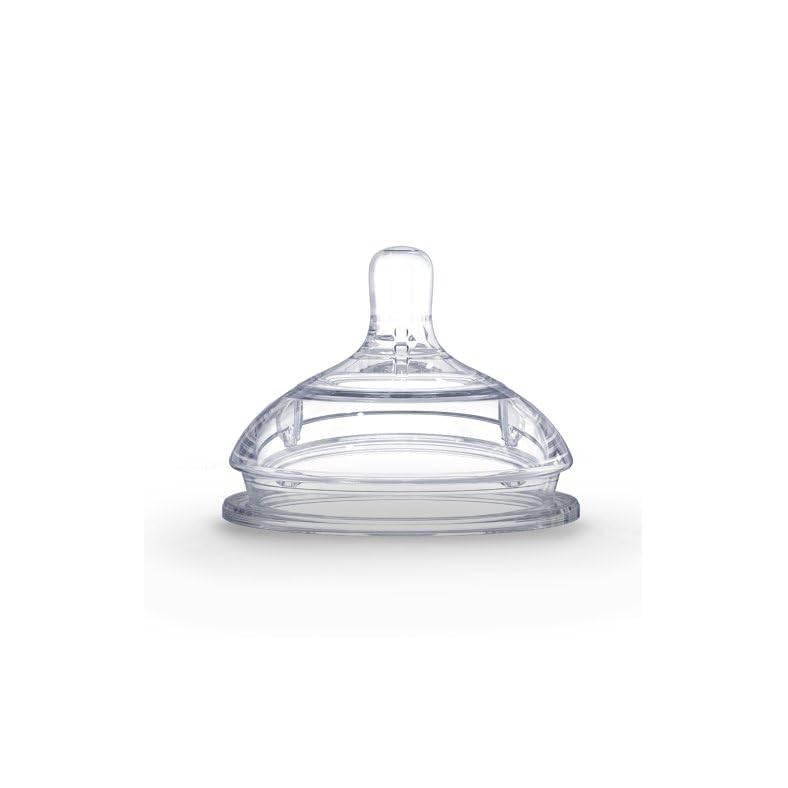 Comotomo Silicone Replacement Nipple, Slow Flow, 0-3 Months, 2 Count(Pack of 1)
