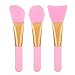 ARTIFUN 3 PCS Silicone Face Mask Brush,Mask Beauty Tool Soft Silicone Facial Mud Mask Mixing Brush Cosmetic Silicone Makeup Applicator for Applying Facial Mask, Eye Mask,Peel, Serum or DIY Needs