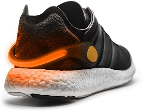 TESO LED Shoe Clip flash Lights, Night Running Gear, Safe, Lightweight, Reflective for Runners joggers, Bikers, Walkers, Spinners, Kids &amp; pets (Pack of 2), Orange