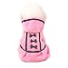 Boomboom Newest Lovely Winter Warm Bowknot Pet Puppy Dog Coat Clothes (S, Pink)