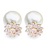 Vintage Pearl Earring AAA Zirconic Stud Earrings