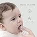 Lelife Baby Teether Infant Toothbrush Made of BPA Free Soft Silicone(Includes 1xblue Inkfish 1xpink Turtle teether, 1x Finger Brush)
