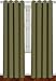 Utopia Bedding Blackout Curtains for Bedroom, Grommet Window Curtains 84 Inch Length 2 Panels Thermal Insulated Drapes for Living Room (Olive, 52W x 84L Inches)