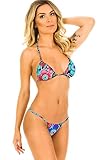THE MESH KING Coqueta Swimwear Women Sexy G-String Teeny Mini Brazilian Bikini Thong Swimsuit