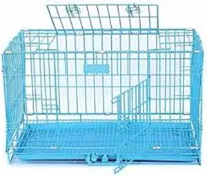 HANU Big &Adult Dog Heavy Duty Dog Crate Strong Metal Large Dog Cage 42 Inch