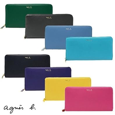 Amazon アニエスベー Agnes B シンプル仕上げ ラウンドファスナー