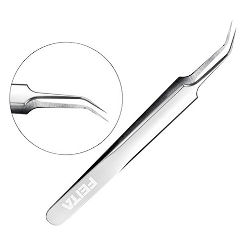 FEITA Blackhead Remover Pimples Comedones Splinter Extractors Tweezers Surgical Skin Care Cleaning Tools for Acnes Whiteheads Blemishes Zits Ingrown Hairs(5pcs)