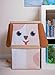 Clever Creations Cute Dog Stackable Storage Organizer Collapsible Storage Box Any Room | Perfect Size Chest for Organizing Dog Toys, Clothes, Shoes and More!