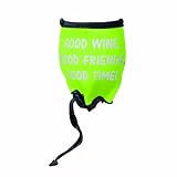 Woozie - 'Good Wine, Good Friends, Good Time' - Wine Glass Sleeve
