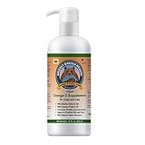 Grizzly Omega Health for Dogs & Cats, Wild Salmon Oil/Pollock Oil Omega-3 Blend