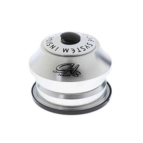 SunniMix 1-1/8" Threadless Mountain Bike Bicycle Headset Sealed Bearing 44mm 2 Colors - Silver - Thumbnail 2