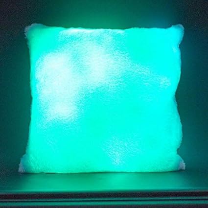White Bedding Bright Light Pillow Starlight Square Nursery Back