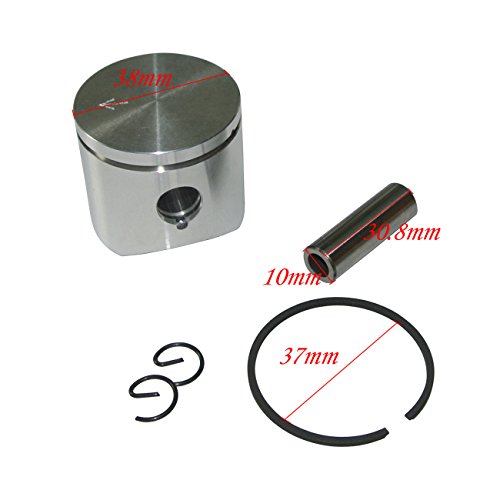 UAUS Exhaust Muffler Silencer Gaskets Piston WT Ring Fit Husqvarna Chainsaw 141 136 41 36