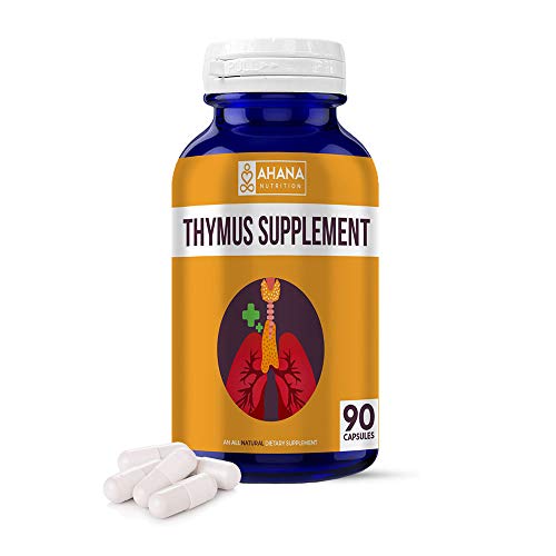 Thymus Supplement by Ahana Nutrition Thymus Support Provided by