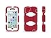 Griffin iPhone 5/5s, iPhone SE Rugged Case, Survivor All-Terrain, Crimson/White - Military-Duty Case
