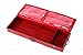Plastic Storage Bag- Christmas Holiday Gift Wrapping Paper Roll Storage - Holds Over 8 Rolls, Red, 40 x 13.5 x 4.5 Inches