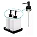 Wentao 3 Piece Ceramic Bath Accessory Set Liquid Soap or Lotion Dispenser