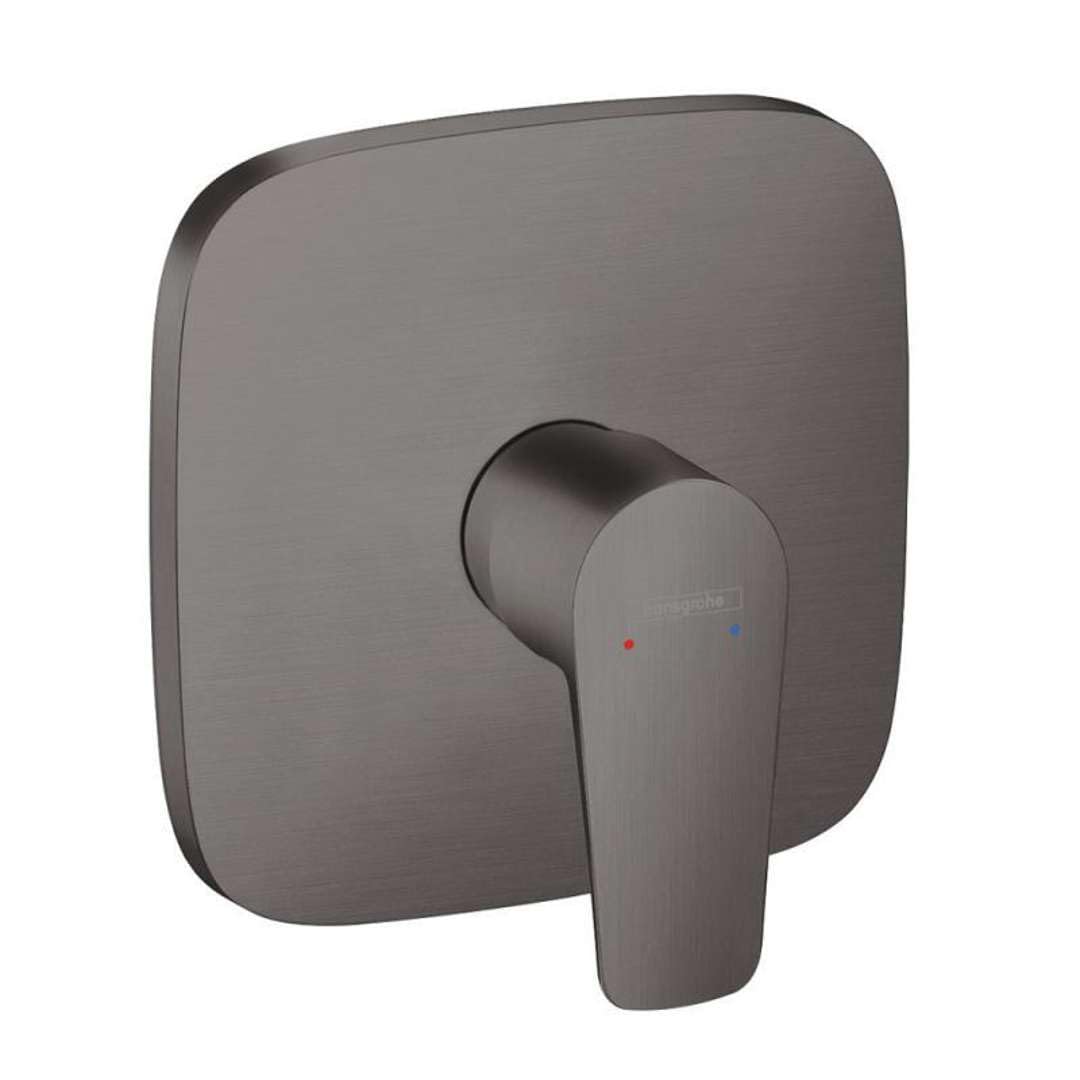 hansgrohe Talis E Flush-Mounted Single Lever Bath Mixer Tap Brushed Black Chrome