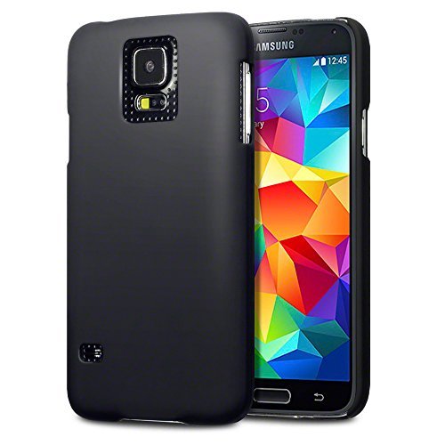 Galaxy S5 Case, Terrapin [Extra Slim Fit] Hybrid Rubberized [Black] Protective Hard Case for Samsung Galaxy S5 - Black