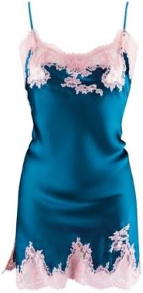MARJOLAINE Short Silk Pure Shirt with LACE