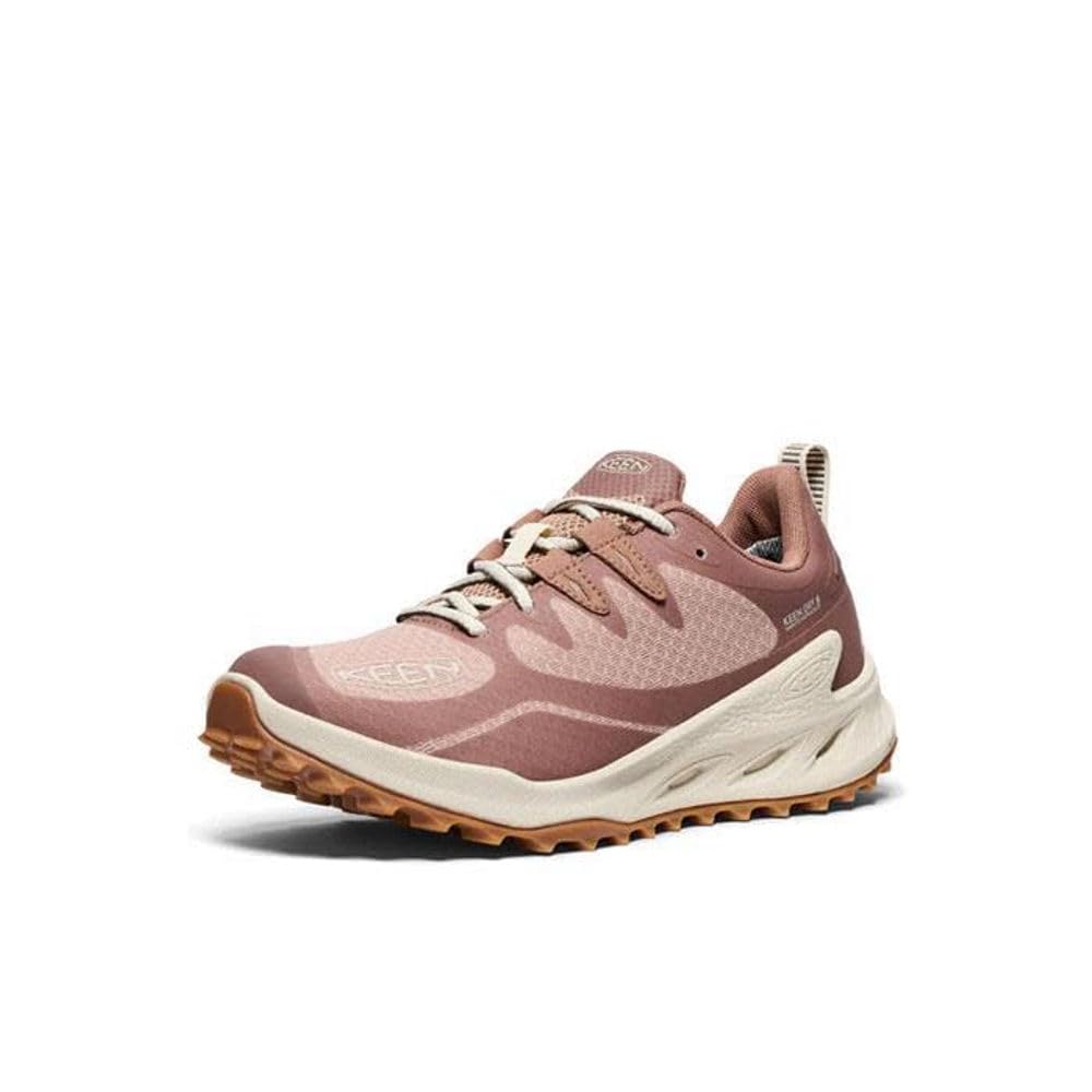 KEEN Women’s Zionic Low Height Waterproof All Terrain Hiking Shoes, Warm Taupe/Raw Umber, 10.5