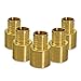 Supply Giant QTGB1212-5 Female Sweat Copper Adapter X Pex Barb Pipe Fitting, 1/2'' x1/2'', Brass, 5 pack