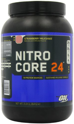 On nitro core 24 strawberry milkshake 3lb (748927026153)