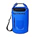 KastKing Dry Bag Waterproof Roll Top Type Duffel Bag with Zippered Compartment and Grab Handle (Blue, 30L)