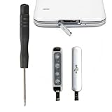 LoveQmall USB Port Charger Cover Flap Waterproof Replacement for Samsung Galaxy S5 SV I9600 G900 + ScrewDriver