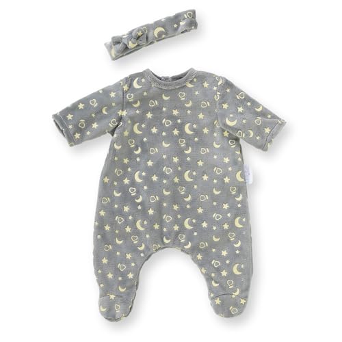 Corolle - Glow in The Night Pyjamas and Headband, Garment, for Doll 36 cm, from 2 Years, 9000141680