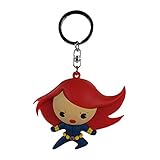 Monogram 3D Foam Collectible Keyring - BLACK