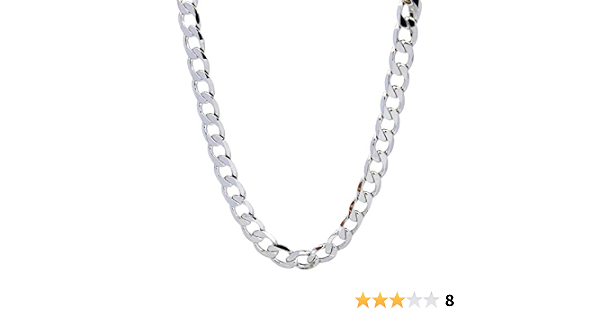 Mens Necklace Cuban Curb Link Chain 