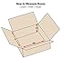 Aviditi 22146 Flat Corrugated Cardboard Box 22