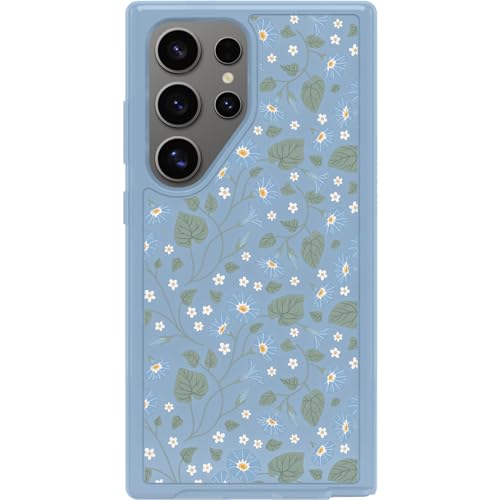 OtterBox Samsung Galaxy S24 Ultra Symmetry Series Clear Case - Dawn Floral (Blu…