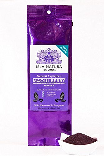 100% Organic Premium (90% less seeds!) Maqui Berry Powder (1 mth supply)