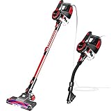 Vacuum Cleaner Super Suction Pet Hair Eraser 4 in 1 Bagless Upright Corded Stick Vacuum Easy Empty Dirt Bin Noise Free Lightweight& Versatile Handheld...