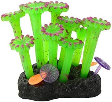 Saim Aquarium Fish Tank Silicone Sea Anemone Artificial Coral Ornament