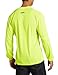 Key Industries Men's Long Sleeve Enhanced Visibility Waffle Knit Pocket T-Shirt, Hi-vis, Large