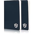 SHIELDFOLIO Stonebook World's Most Secure Crypto Password Notebook | Seed Phrase and Private Key Cold Storage method | Premium Water-Resistant Paper | 5.5" x 3.5" | Pack of 2