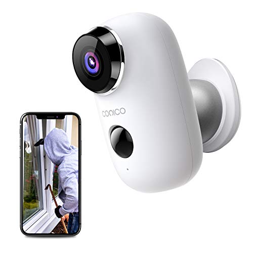Wireless Rechargeable Battery Powered Outdoor Camera, CONICO 1080P Home