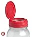 reCAP Mason Jars Lid FLIP Caps, Regular Mouth, Red