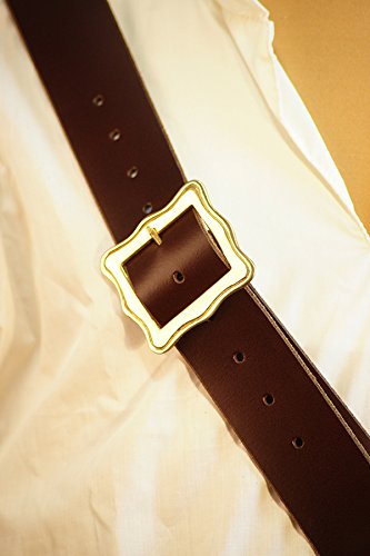 Pirate-LARP-Reenactment-Battle Ready-Buccanneer BLACK LEATHER SWORD BALDRIC/BELT - Image 3