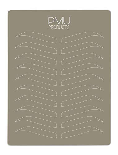 PMU Products Premium Microblading Practice Skin Double-Sided | Professional Realistic Hairstroke Tattoo Latex | Special Eyebrow Designs For Cosmetic Tattooing (White - 5) - Thumbnail 4