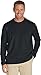 Coolibar UPF 50+ Men's Morada Everyday Long Sleeve T-Shirt - Sun Protective (Large- Black)