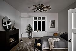 KICHLER 65 inch Gentry LED Ceiling Fan in Anvil